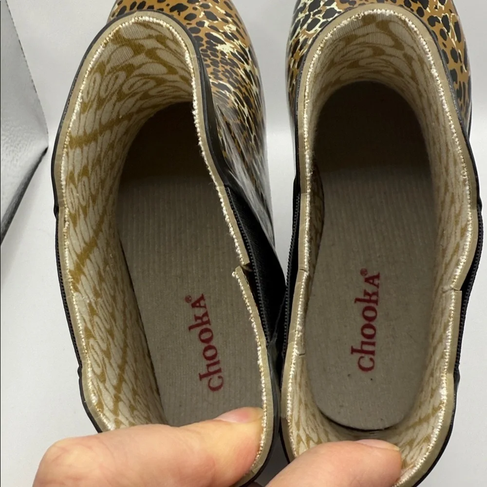 chooka boots spotty
